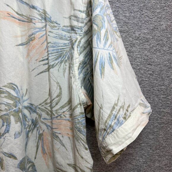 Bob Timberlake Button Down Camp Shirt Men Sz XL Multicolor Palm Tropical Pocket - Picture 10 of 12